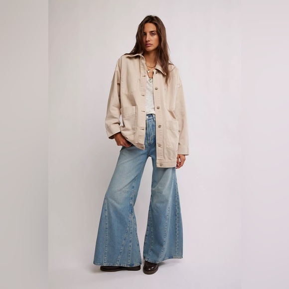 WE THE FREE BY FREE PEOPLE AVERY DENIM JACKET - Picture 14 of 14